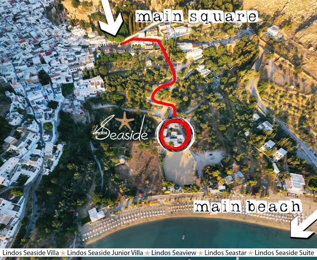Lindos Seaside Villa Ngoại thất bức ảnh